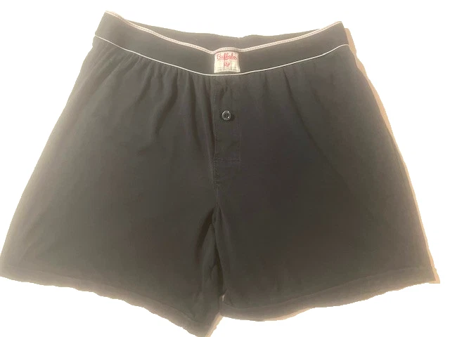 Calzoncillos boxer vintage BUFFALO para hombre negros tejidos de algodón suave talla M ropa interior Foto 4 de 4
