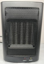 Vintage Electric Air Heater 1500w Portable Space Heater H-0419 Brown Woodgrain