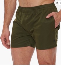 Ron Dorff Exerciser Mens Size Large Micro-Mesh Lined Short Green Swim #00SS11E
