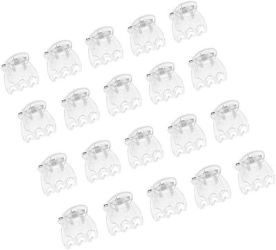 50 Pcs Plant Support Clips,Plant Orchid Clips Flowers Support Clear Fixer for...