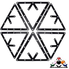 6PCS Magic Ball Rack Holder Sheet Billiards Triangle Cue Accessories for Magi...