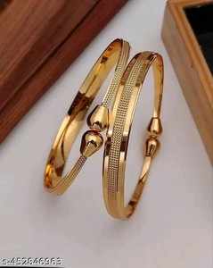 Authentic Indian Traditional Bollywood Gold Plated Bridal Bracelets Jewelry Bangle