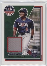 2022 USA Baseball Stars & Stripes Materials Gold 82/99 Termarr Johnson 0j81