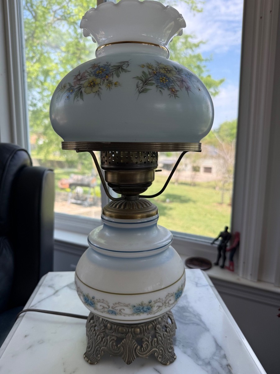 Charles Voltz / organ インテリア　オブジェ　ヴィンテージ quoizel hurricane lamp 1973 with original factory tags, 3 way