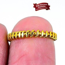 Traditional Look Stone Solid Silver Band Daughter Handmade Statement Ring Size 4