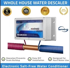 iSpring ED2000 Electronic Descaler Conditioner Whole House Hard Water System NEW
