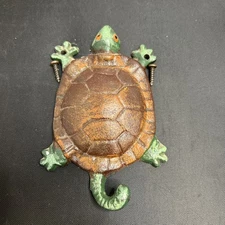 Cast Iron Turtle Wall Hook Towel Hanger  Coat Hat Key Rack Bathroom Pool Hook