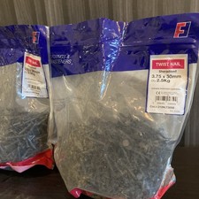 X2 Forgefix Twist Nails Sheradised 30Mm Bag Weight 2.5Kg X2 5kg in total 2 bags 