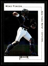 Mike Piazza 2001 Fleer Premium #70 Mets MLB READ FREE SHIPPING AutographDen