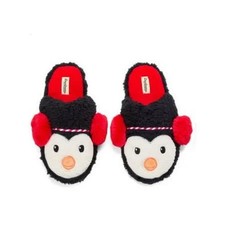 Slippers W 5-6 M 3-4 Dearfoams Penguin Slip On Scuffs Cozy Comfort Cushioned