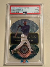 1997 Flair Showcase KEN GRIFFEY JR Diamond Cuts #5! PSA 9 MINT