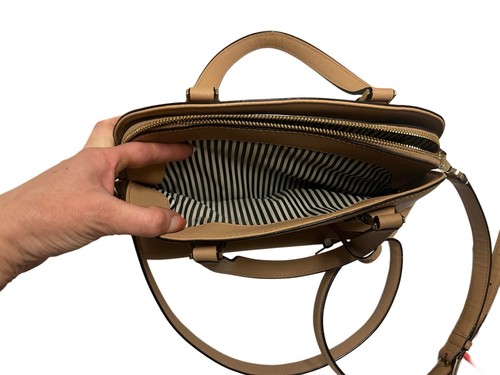 Borsa a tracolla media Kate Spade New York Cameron Street Lottie in marrone burro di anacardi - Foto 7 di 10