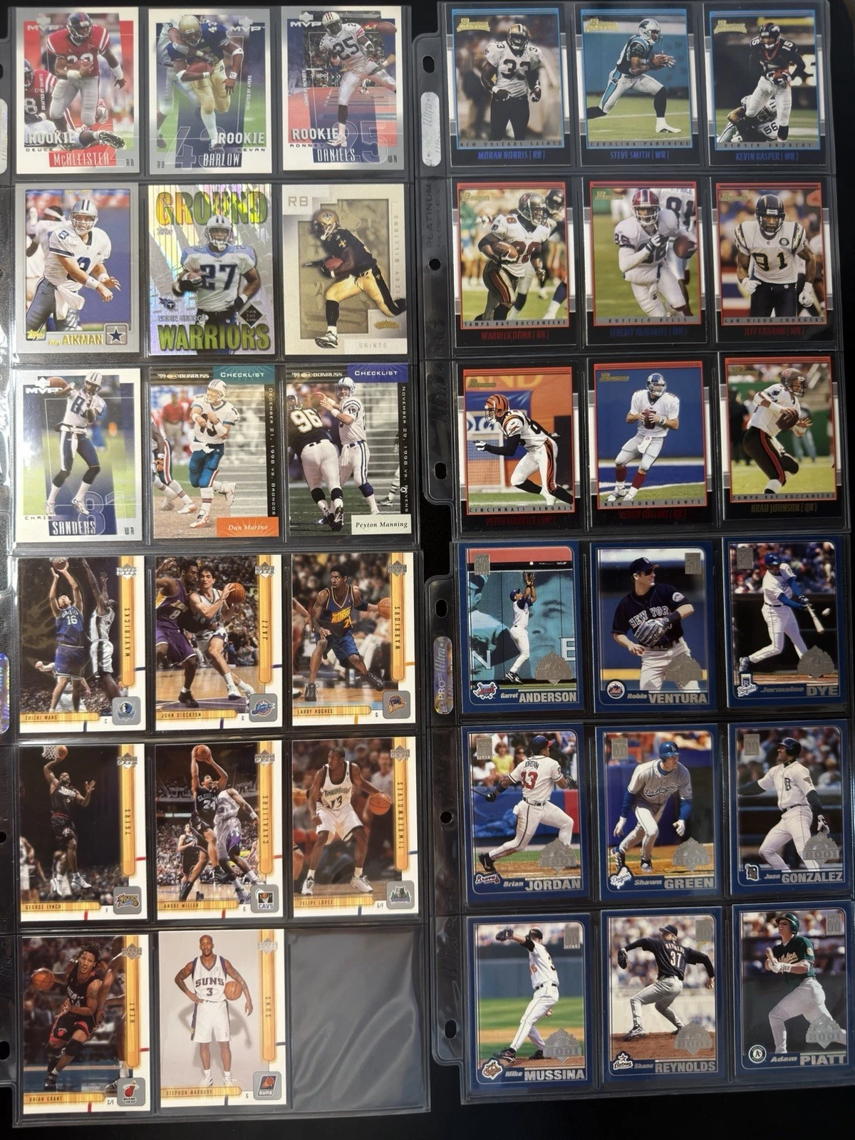 200+ Sports Card Lot Fleer Classics, Upper Deck Reserve McGwire & Frank Thomas
