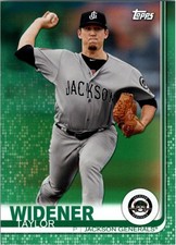 2019 Topps Pro Debut Green #101 Taylor Widener /99 - BB