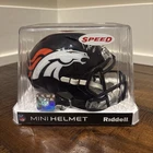Peyton Manning Denver Broncos Signed Riddell Mini Helmet Fanatics Certification