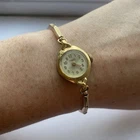 Vintage Timex Ladies Gold Toned Bracelet Watch 1970s Delicate / Petite