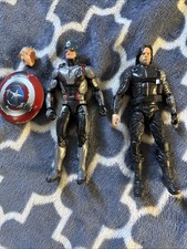 Marvel Legends Captain America And Winter Soldier Lot As Shown