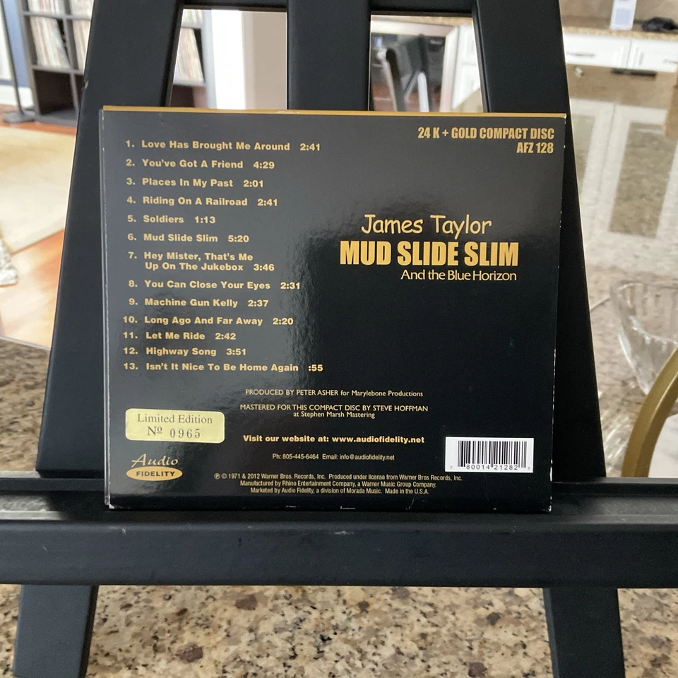 Mud Slide Slim by James Taylor 2012 Audio Fidelity Steve Hoffman Mastered - Image 2 of 2