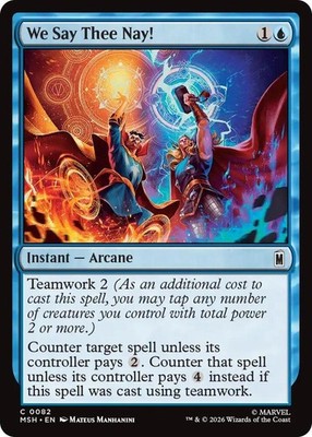 4x We Say Thee Nay! MSH MTG Playset NM #82 - On Hand to Ship