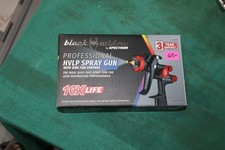 Black Widow Hvlp Spray Gun Side Fan Control 10 X Life 56152 Bw-hvlp-sf