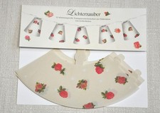 Rosen - Lichterzauber- Lampenschirme für Lichterketten
