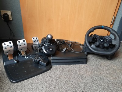 Logitech Lenkrad [G923] Mit Schaltung Und Pedalen, Und Ps4 Pro
