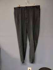 Elite Men’s Dress Pants Gray Pleated Dry Clean Only Made in USA
