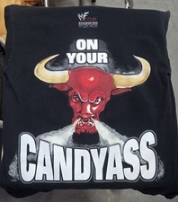 The Rock Vintage T-Shirt Layeth the Smacketh Down Adult M WWF