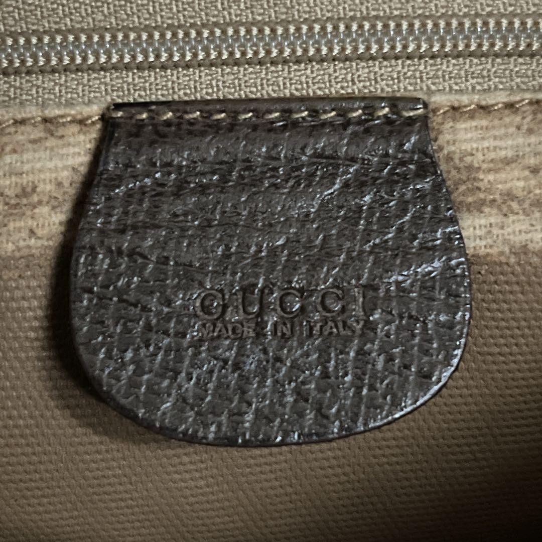 Old Gucci GG pattern interlocking mini shoulder b… - image 14