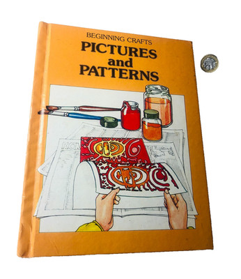 Book Pictures and Patterns Beginning Crafts Vintage ra