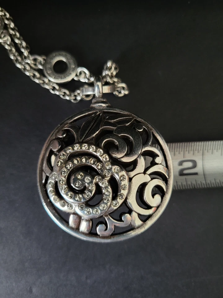 BRIGHTON Rosa/Encaje Deco Collar con Extensión/Pendientes Perforados/Pulsera SP Foto 3 de 4