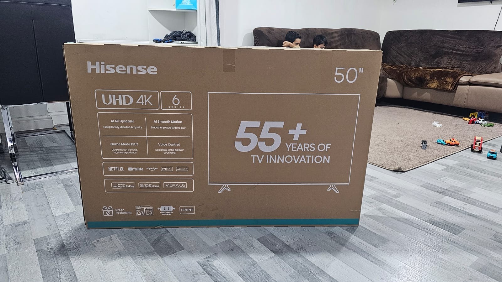 Hisense 50A6NTUK 4K HDR SMART TV A6 SERIES#TV FOR SALE Fast delivery Netflix