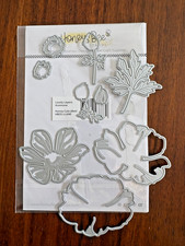 Honey Bee Stamps Lovely Layers Anemone Dies   Layered Floral Die Set   Used