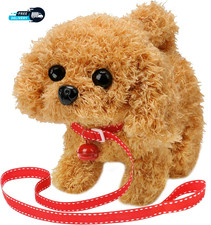 Plush Teddy Toy Puppy Electronic Interactive Dog Walking Barking Tail Wagging