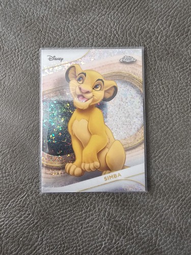 SIMBA - SP MINI DIAMOND REFRACTOR #100 - 2025 Topps Chrome DISNEY LION ...