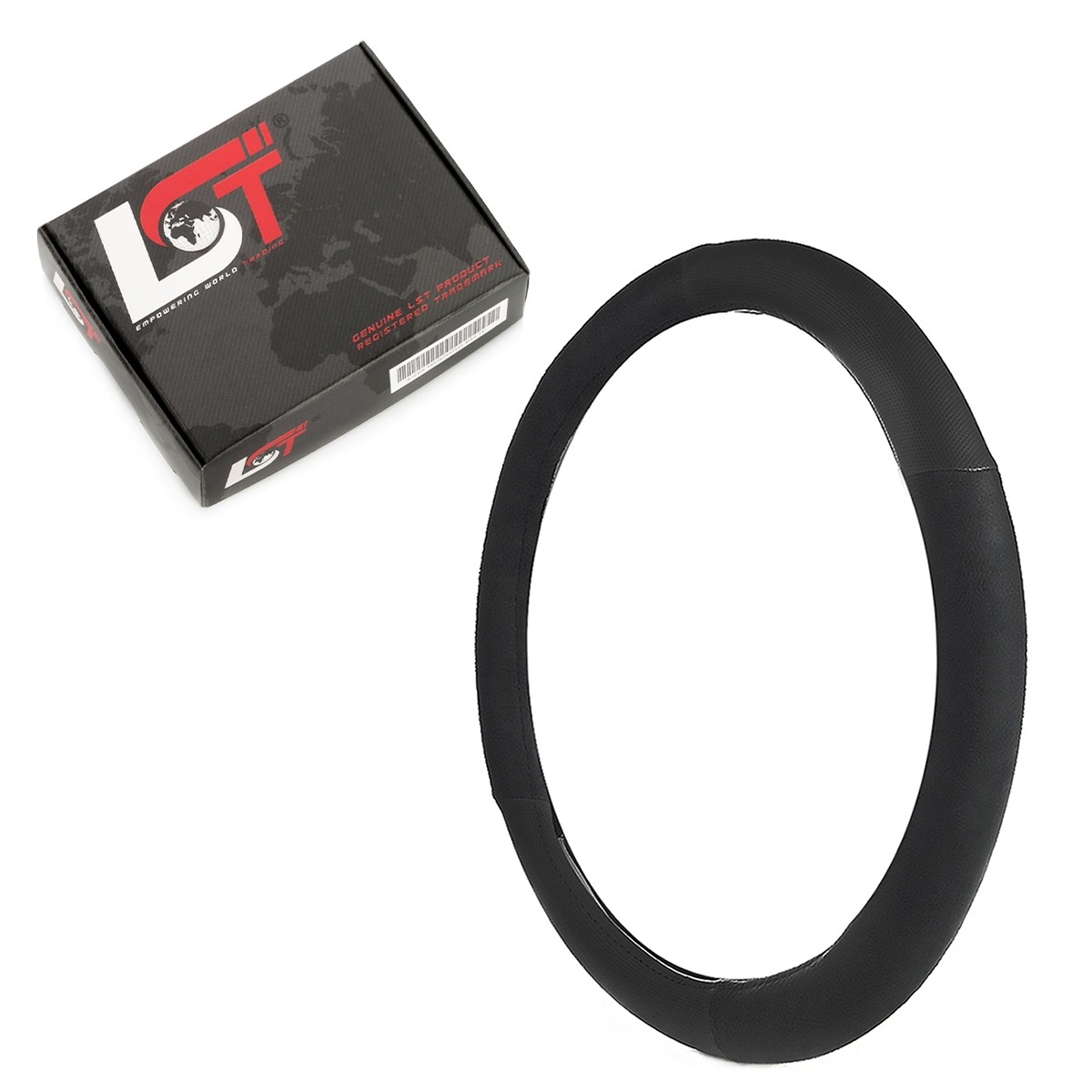 Steering Wheel Cover Ø 38X8.2Cm / 15X3 Inches Anthracite For Chevrolet