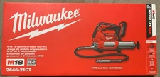 Milwaukee 2646-21CT M18 Cordless 2-Speed Grease Gun Kit New In Box