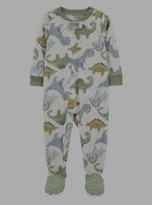 The Carter's Toddler Boy's Dinosaur Print Soft Cotton Footed Dino Pajama Sleeper