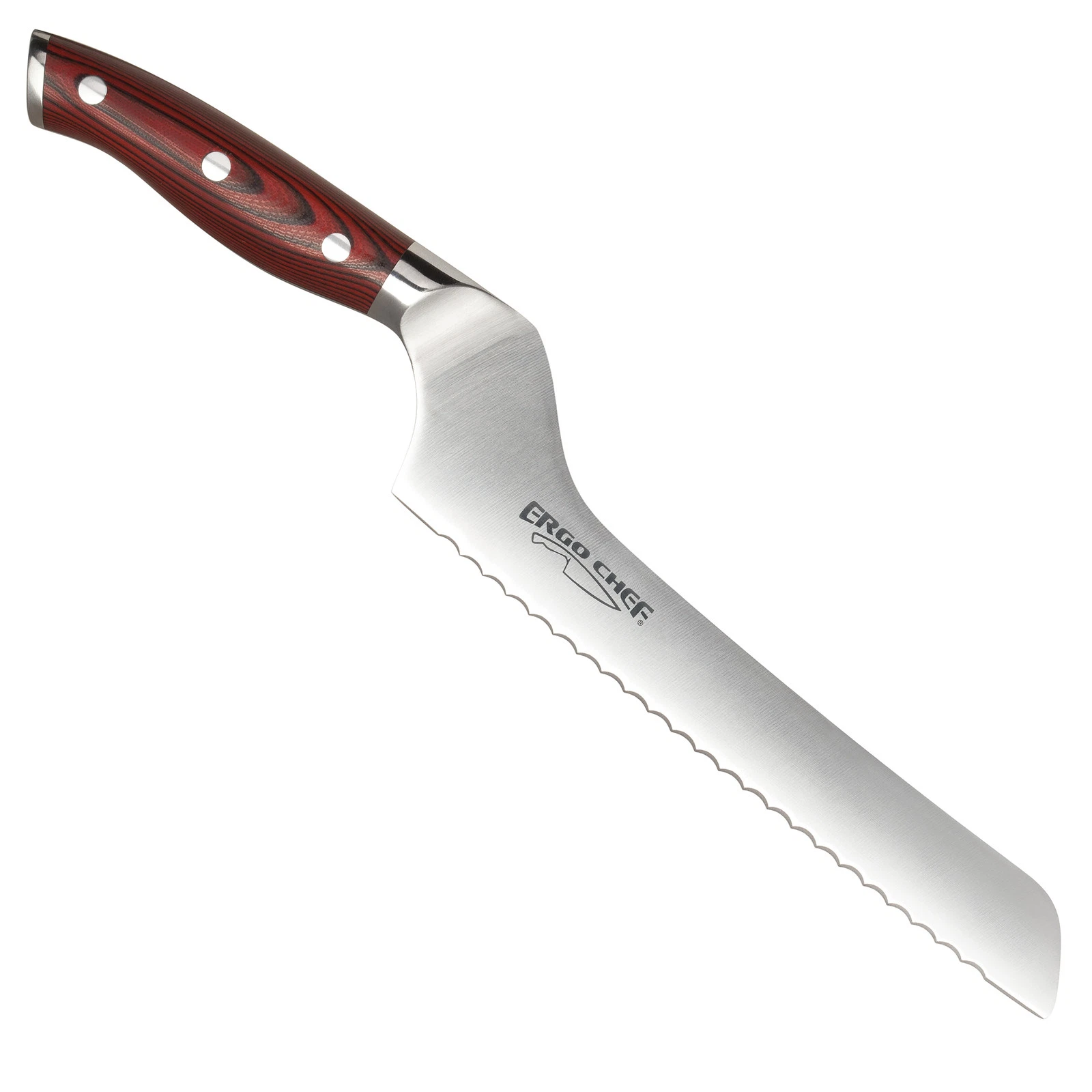 Ergo Chef CRIMSON Series 8" Off Set Serrated Bread knife G10 Handle
Opens in a new window or tab
