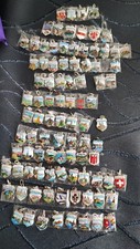 Antikes Städtewappen Charm Anhänger 1950er Jahren  aus Silber...