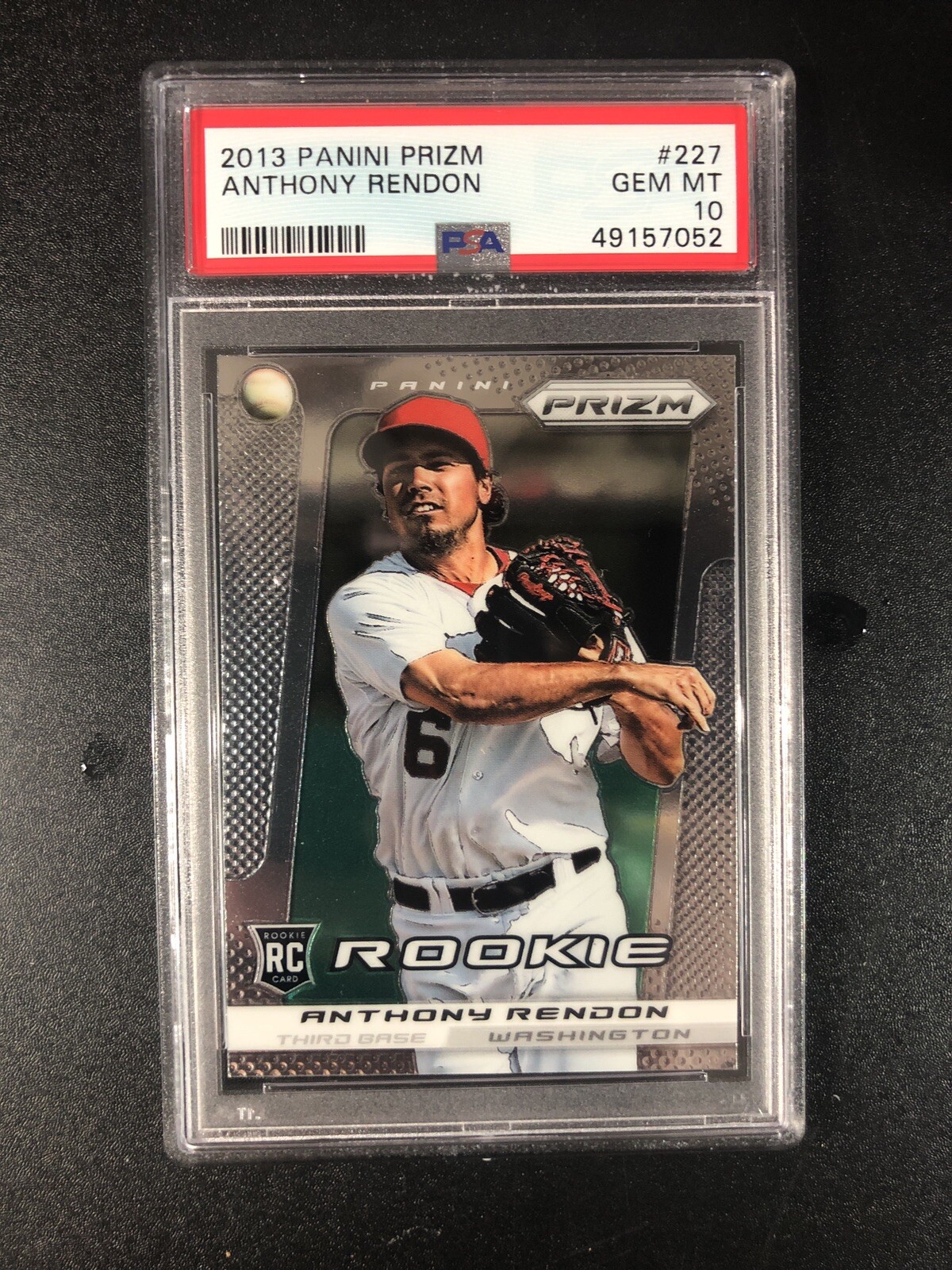 Anthony Rendon 2013 Panini Prizm #227 ROOKIE RC PSA 10 Gem Mint.