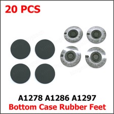 20 pcs New For MacBook Pro 13" 15" 17" A1278 A1286 A1297 Bottom Case Rubber Feet