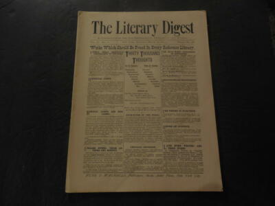 The Literary Digest Mar 21 1891 Politics And Morals (Mutually Exclusive ID:45375