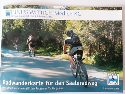 Radkarte Saaleradweg Radwanderkarte mit QR Code Linus Wittich Verlag Neu! 