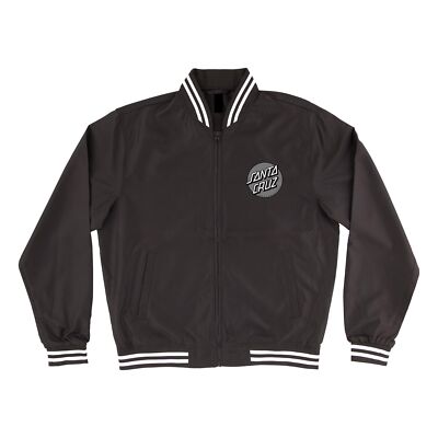 Creature Skateboards Coat Patent Hooded Windbreaker Jacket Black