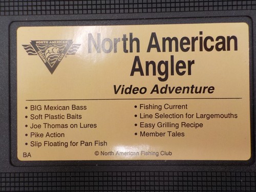 North American Angler Video Adventure Vintage VHS Volumes 5-8 Fishing Club EUC - Picture 7 of 16