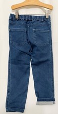210167 Girls 3-4 Y 104cm BABY BODEN Blue Stretch Denim Jean Jeggings NWT