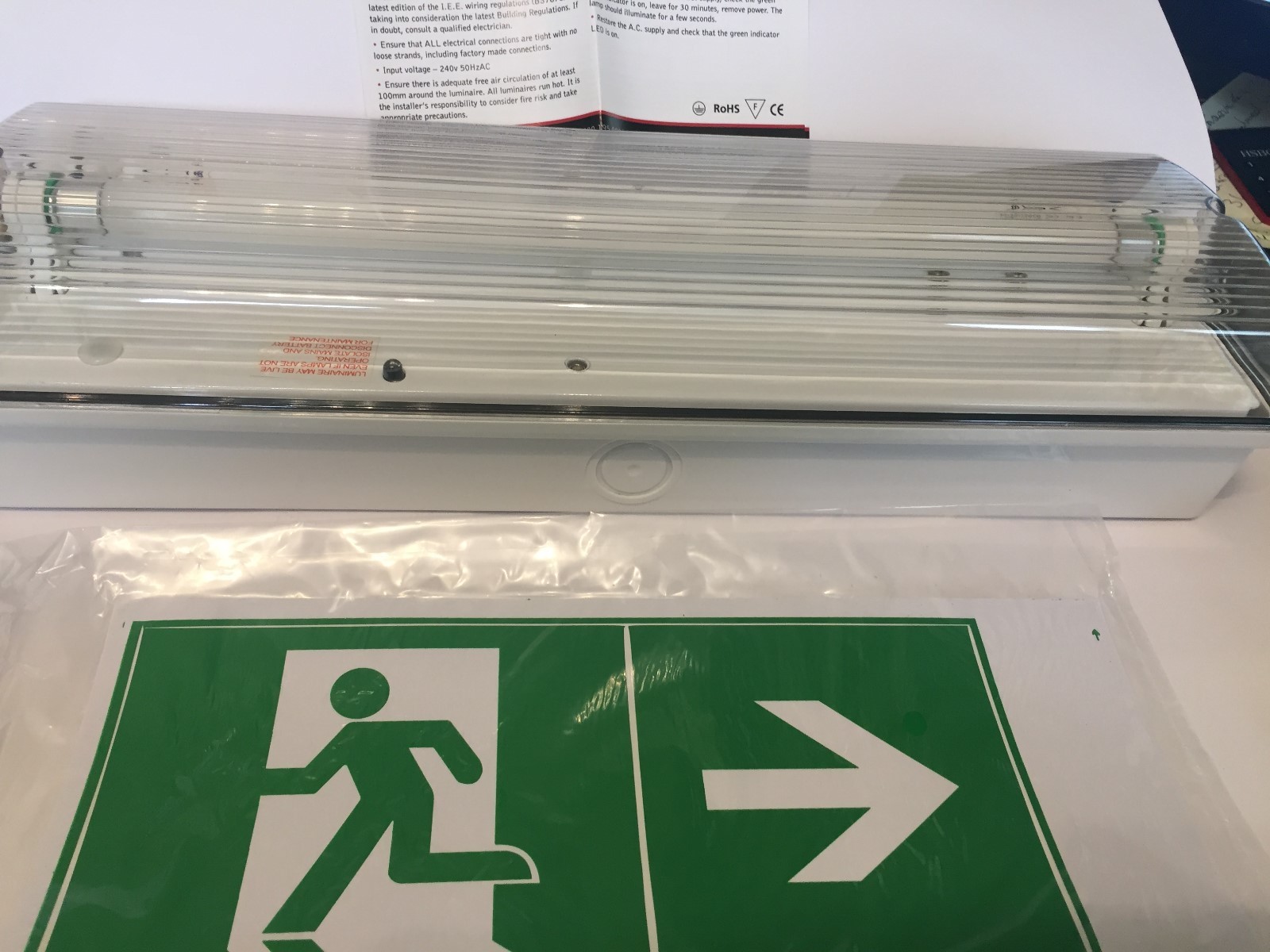 RA Red Arrow Top Light LF502E - 8W Emergency Bulkhead new