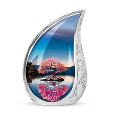 Serene Reflection TearUrn - Small Urn For Human Ashes - Urn For Ashes Adult Male
