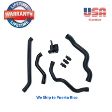 Crankcase Ventilation Air Intake Breather Hose Fit Mercedes Set Kit 8 Piece Kit